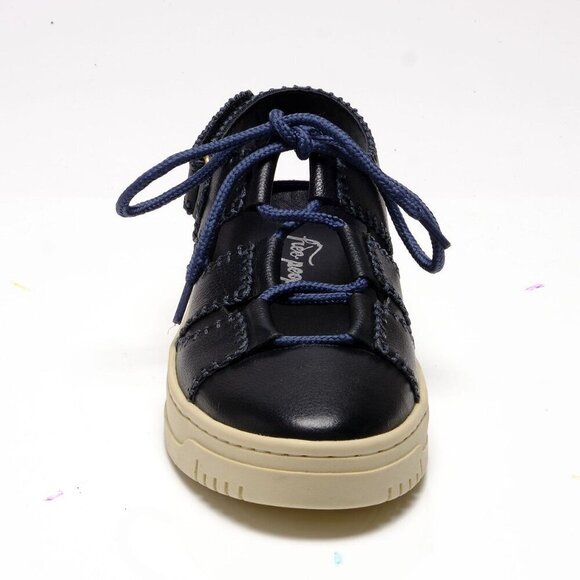 🆕 FREE PEOPLE Thirty Love Cutaway Sneakers / Black NIB Sz 9 - Picture 7 of 10